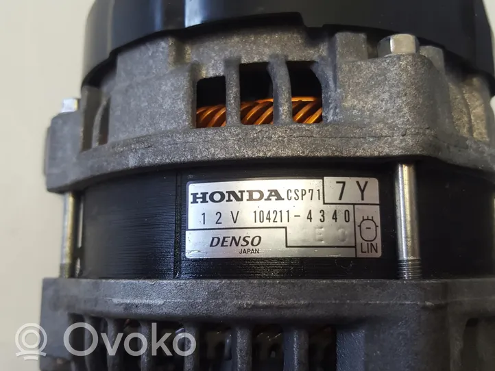 Honda Civic X Generator/alternator 