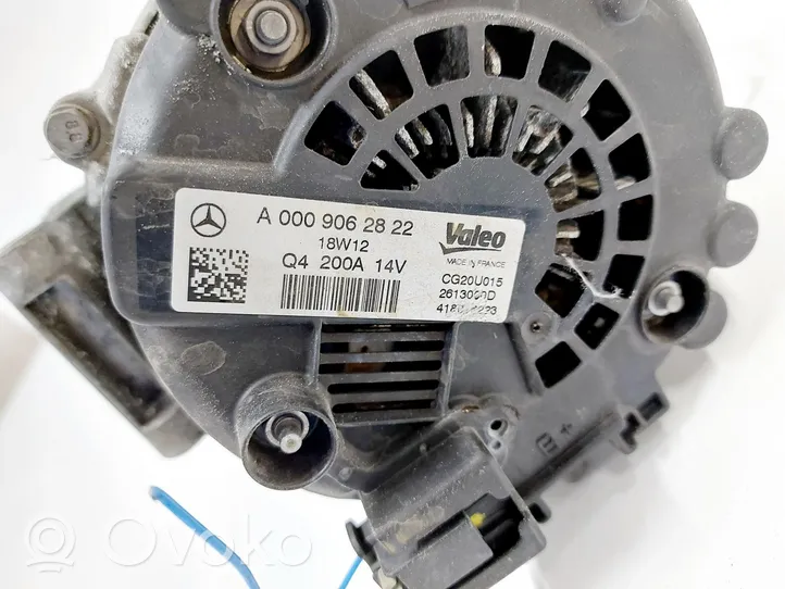 Mercedes-Benz C AMG W205 Alternador A009062822