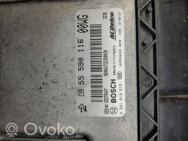 Opel Corsa D Sterownik / Moduł ECU 55590116