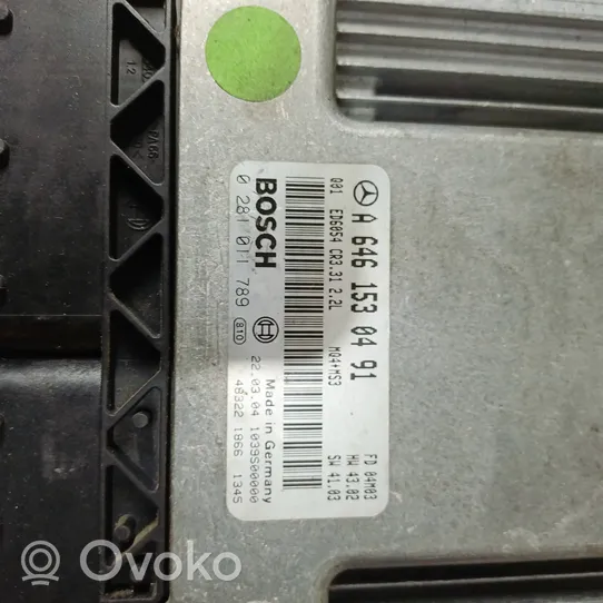 Mercedes-Benz Vito Viano W639 Sterownik / Moduł ECU A6461530491