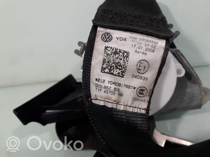 Volkswagen Tiguan Pas bezpieczeństwa fotela tylnego 5N0857806