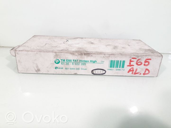 BMW 7 E65 E66 Oven ohjainlaite/moduuli 61356922265