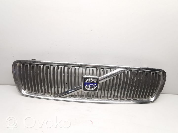 Volvo V70 Grille calandre supérieure de pare-chocs avant 9190385