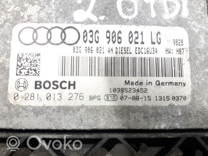 Audi A3 S3 A3 Sportback 8P Calculateur moteur ECU 03G906021LG