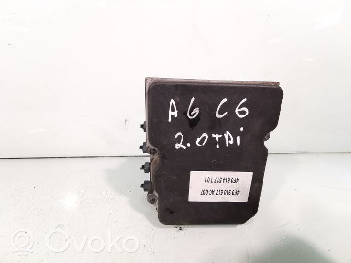 Audi A6 S6 C6 4F Bomba de ABS 4F0910517