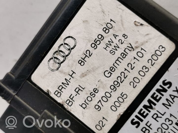 Audi A4 S4 B6 8E 8H Silniczek podnośnika szyby drzwi 8H2959801