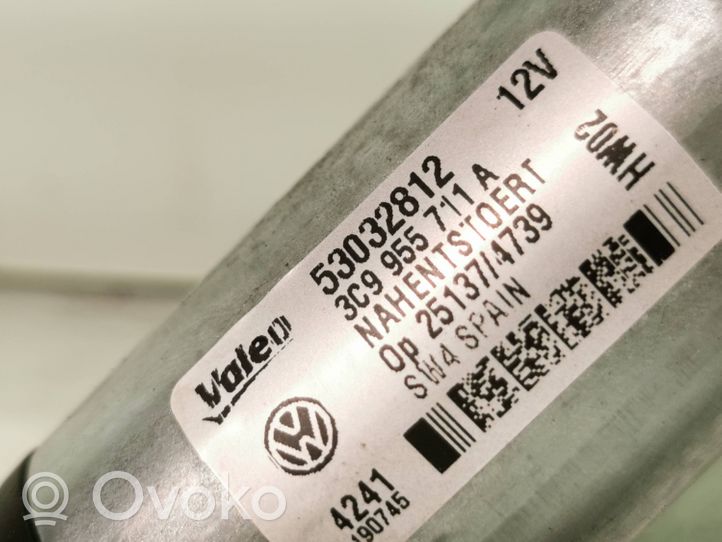 Volkswagen PASSAT B7 Galinio stiklo valytuvo varikliukas 3C9955711A