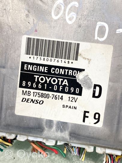 Toyota Corolla Verso AR10 Блок управления двигателя 896610f090