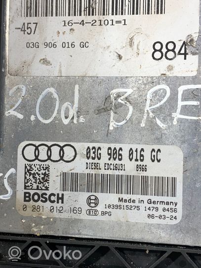 Audi A6 S6 C6 4F Variklio valdymo blokas 03g906016gc