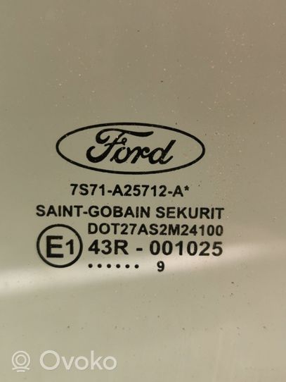 Ford Mondeo MK IV Vitre de fenêtre porte arrière 7S71A25712A