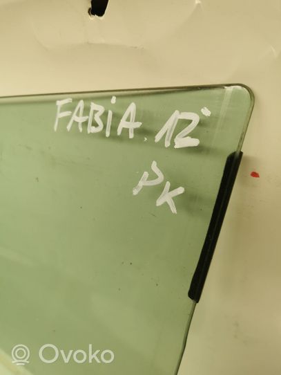 Skoda Fabia Mk2 (5J) Szyba drzwi przednich 43R001025