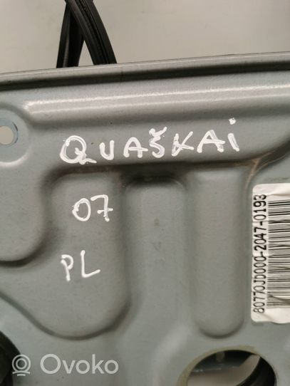 Nissan Qashqai Elektryczny podnośnik szyby drzwi przednich 80770JD