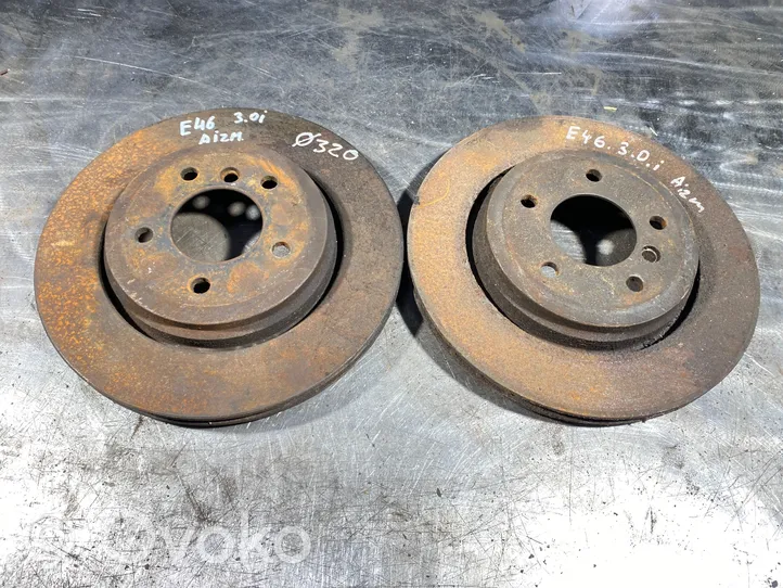 BMW 3 E46 Rear brake disc 