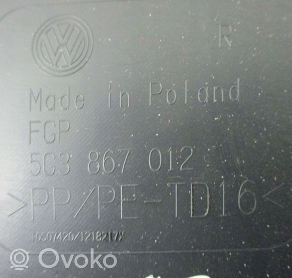 Volkswagen Golf VII Boczki / Poszycie drzwi przednich 5G3867012CT