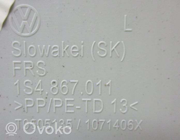 Volkswagen Up Garniture de panneau carte de porte avant 1S4867011AS