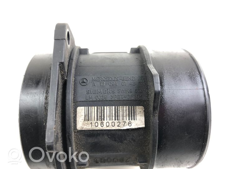 Mercedes-Benz C W203 Mass air flow meter A1110940148