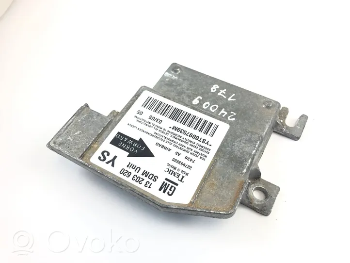 Opel Meriva A Oro pagalvių valdymo blokas 327963935