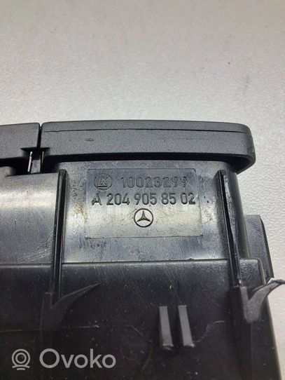Mercedes-Benz C W204 Interruttore a pulsante della chiusura centralizzata A2049058502