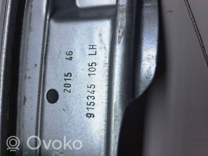 Opel Astra J Takaikkunan nostomekanismi ilman moottoria 915345105