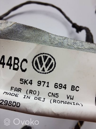 Volkswagen Golf VI Cablaggio porta posteriore 5K4971694BC