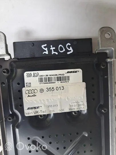 Audi A4 S4 B7 8E 8H Amplificatore 355013