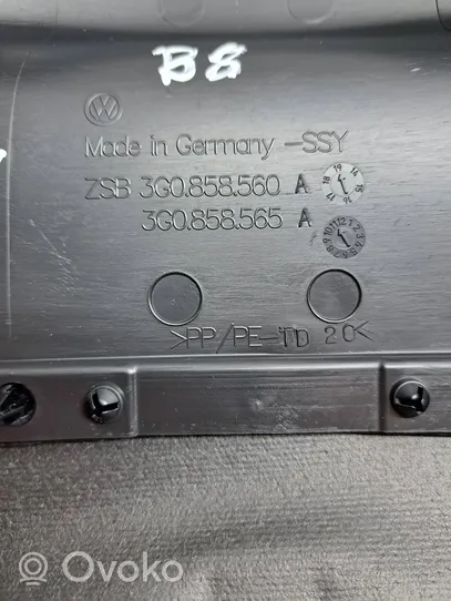 Volkswagen PASSAT B8 Ohjauspyörän pylvään verhoilu 3G0858565A