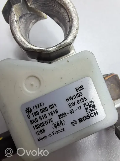 Audi A4 S4 B8 8K Cable negativo de tierra (batería) 8K0915181B