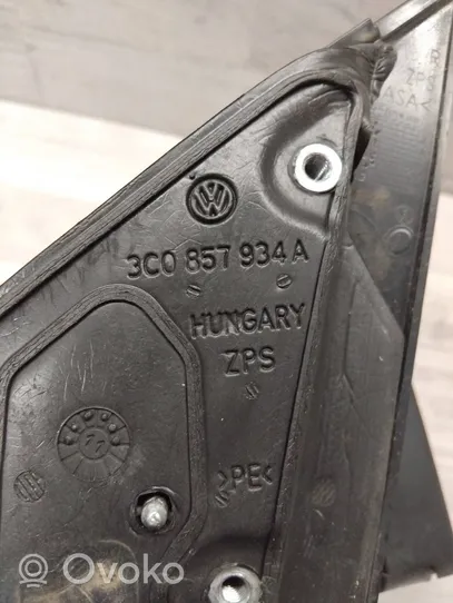 Volkswagen PASSAT B7 Etuoven sähköinen sivupeili 3C0857934A