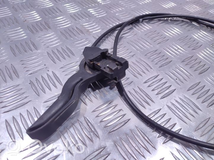 Opel Meriva A Engine bonnet/hood lock release cable 13128233