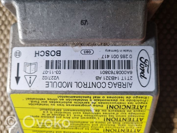 Ford Transit -  Tourneo Connect Gaisa spilvenu vadības bloks 2T1T14B321AB