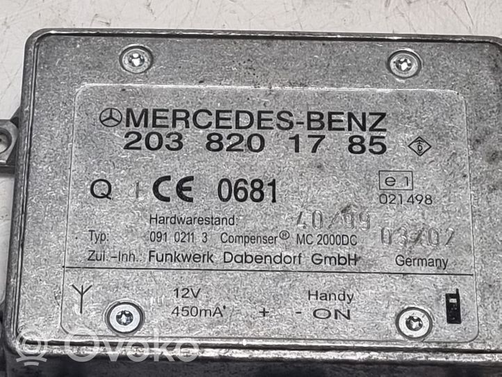 Mercedes-Benz E W210 Wzmacniacz anteny 2038201785