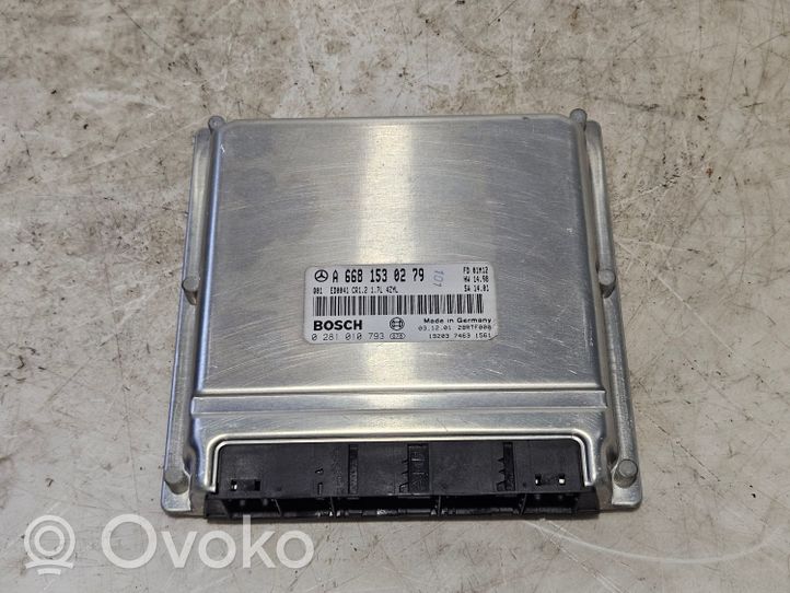 Mercedes-Benz A W168 Calculateur moteur ECU A6681530279