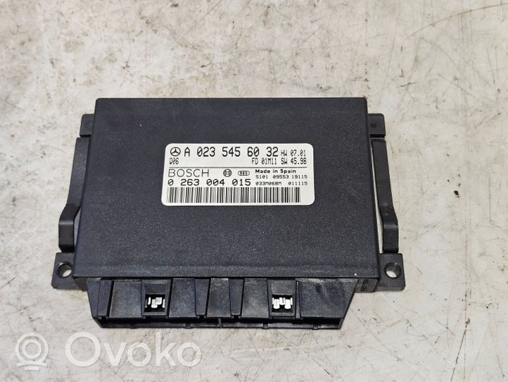 Mercedes-Benz A W168 Parking PDC control unit/module A0235456032