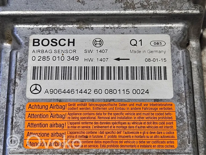 Volkswagen Crafter Airbag control unit/module 0285010349