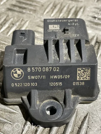 BMW 1 F20 F21 Hehkutulpan esikuumennuksen rele 8570087