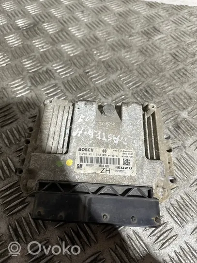 Opel Astra H Calculateur moteur ECU 8973785711