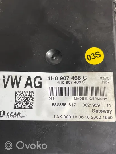 Audi A8 S8 D4 4H Gateway control module 4H0907468C