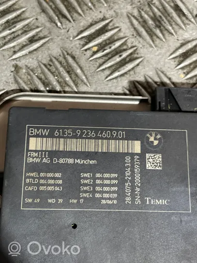 BMW 5 F10 F11 Sterownik / Moduł świateł LCM 9236460
