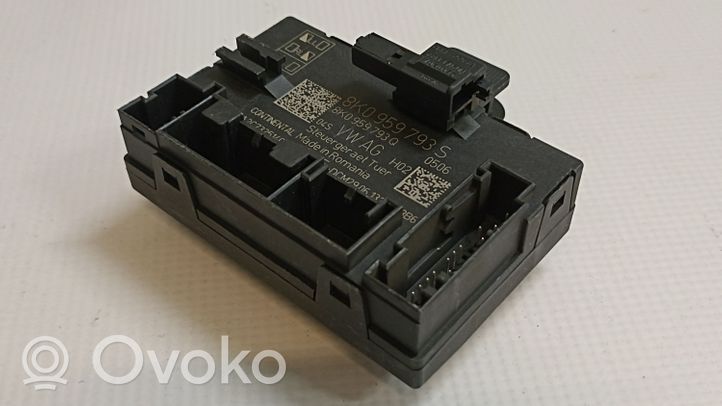 Audi A4 S4 B8 8K Oven ohjainlaite/moduuli 8K0959793S