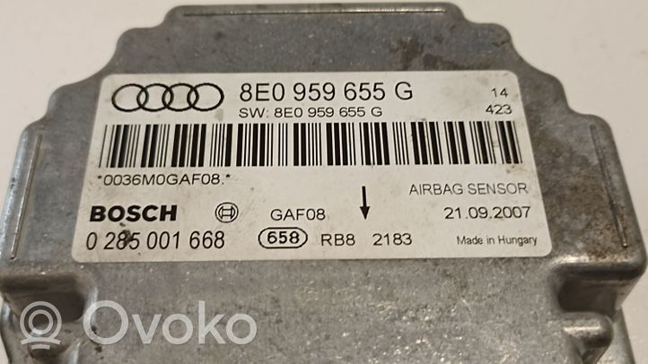 Audi A4 S4 B7 8E 8H Centralina/modulo airbag 8E0959655G
