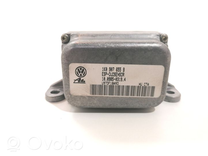 Volkswagen Touran I ESP (elektroniskās stabilitātes programmas) sensors (paātrinājuma sensors) 1K0907655B