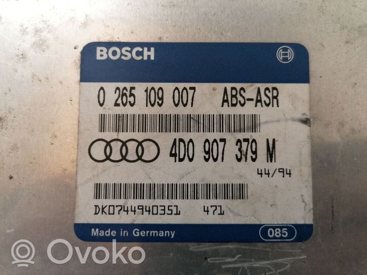 Audi A4 S4 B5 8D ABS-ohjainlaite/moduuli 0265109007