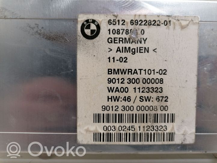 BMW 7 E65 E66 Amplificateur d'antenne 6512692282201