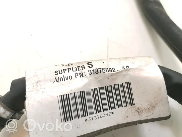 Volvo V40 Câble de batterie positif 31376092