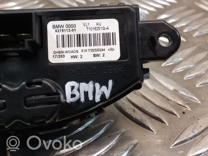 BMW X6 F16 Heater blower motor/fan resistor 927611201