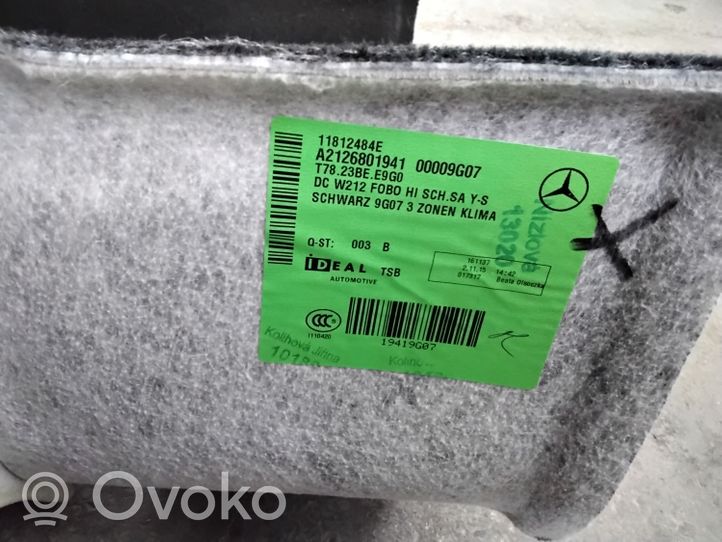 Mercedes-Benz E W212 Galinis salono kilimas A2126801941