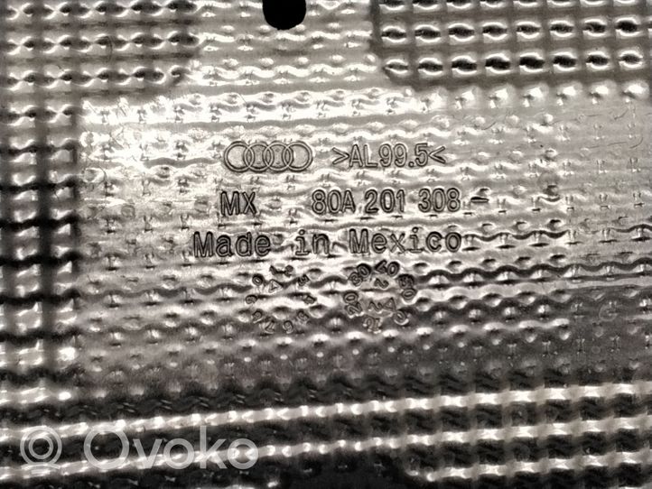 Audi Q5 SQ5 Išmetimo termo izoliacija (apsauga nuo karščio) 80A201308