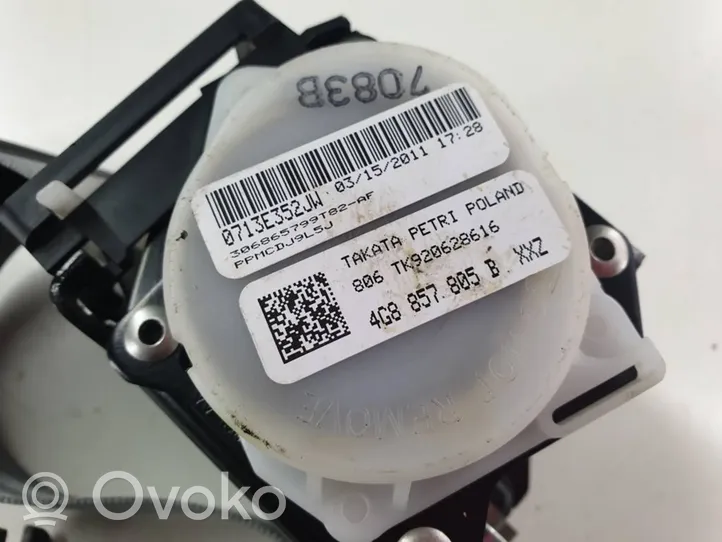 Audi A6 C7 Pas bezpieczeństwa fotela tylnego 4G8857805B