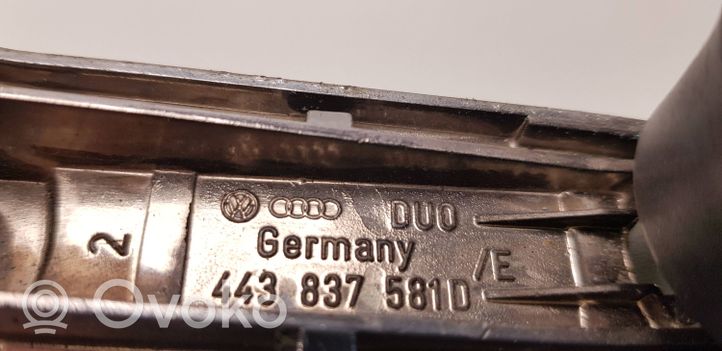 Volkswagen PASSAT B5 Priekinio lango atidarymo rankenėlė 443837581D