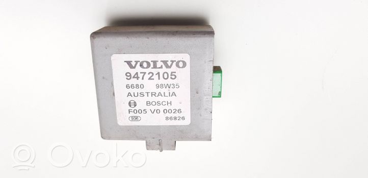 Volvo S80 Hälytyksen ohjainlaite/moduuli 9472105